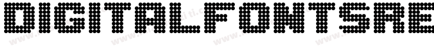 digitalfontsregular 8x字体转换